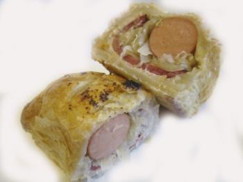 Feuilletés choucroute x2